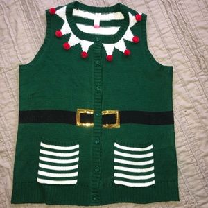 XXL Christmas sweater vest